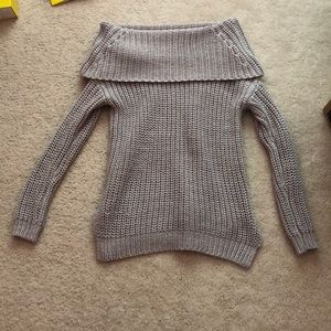 Off the shoulder sweater